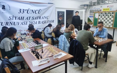 33 üncü SİYAH AT SATRANÇ TURNUVASI 8 inci TUR TAMAMLANDI