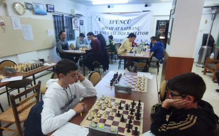 33 üncü SİYAH AT SATRANÇ TURNUVASI 9 uncu TUR TAMAMLANDI