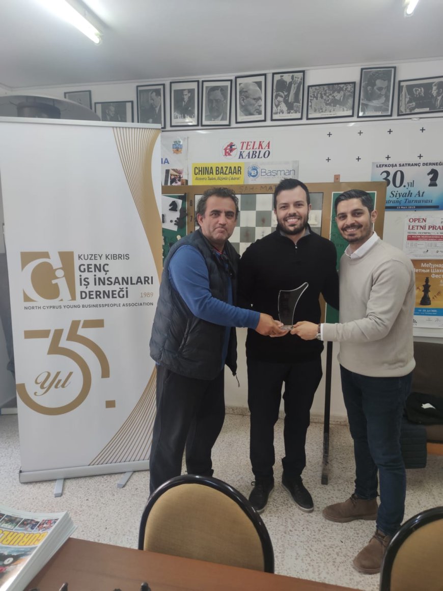 1. GENÇ İŞ İNSANLARI DERNEĞİ SATRANÇ TURNUVASI 2026 TAMAMLANDI