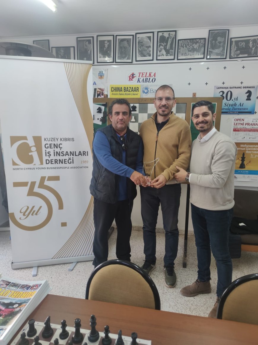 1. GENÇ İŞ İNSANLARI DERNEĞİ SATRANÇ TURNUVASI 2026 TAMAMLANDI